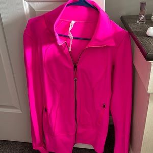 Lululemon pink zip up. Excellent condition. Only worn twice